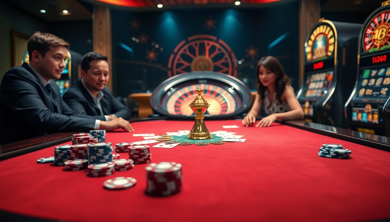 Experience the thrill of gambling action at UU88 casino with poker chips and cards.