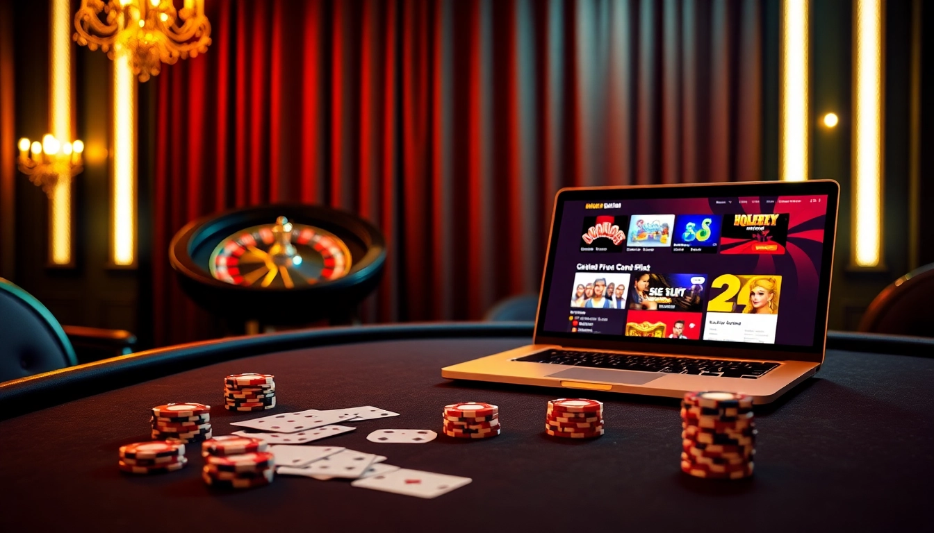 Experience thrilling gameplay at nhà cái 888VND with a vibrant casino atmosphere showcasing poker and roulette.