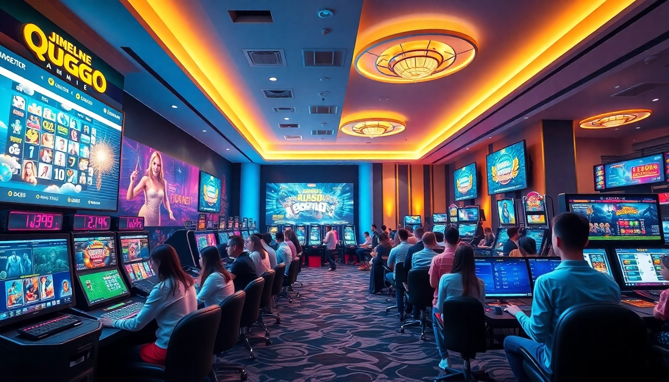 QQ88 Education highlights an exciting online gaming environment with casino games and players engaging.