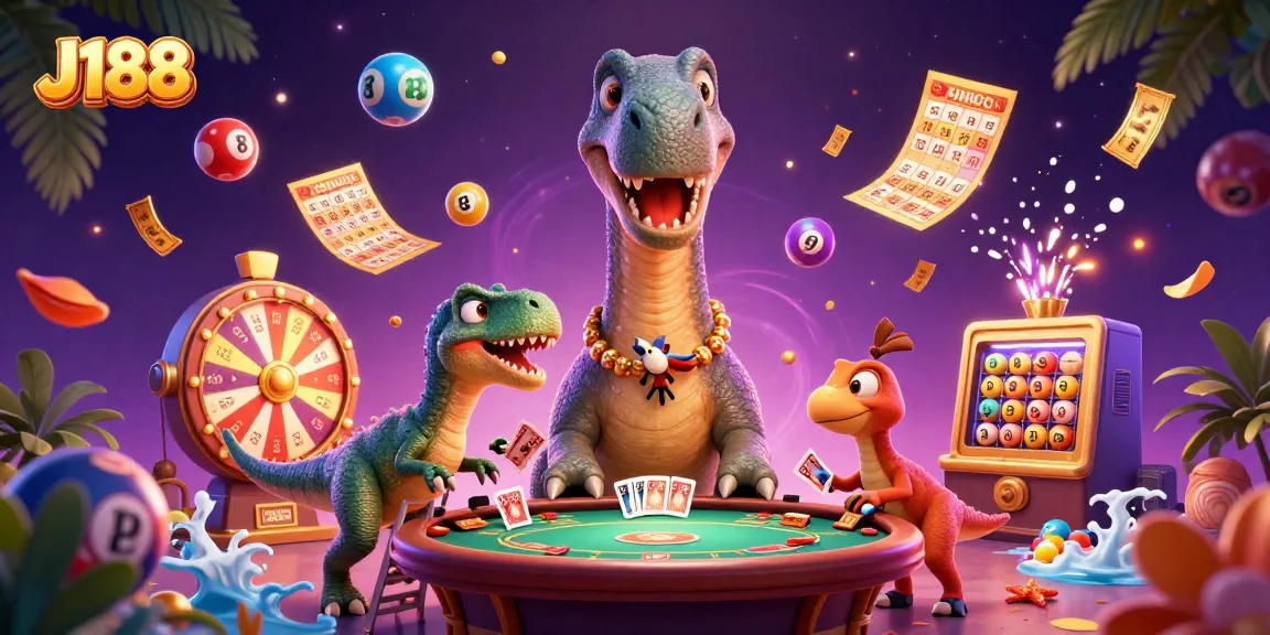 J188 players experiencing vibrant gameplay with casino-themed lively characters and dynamic elements.