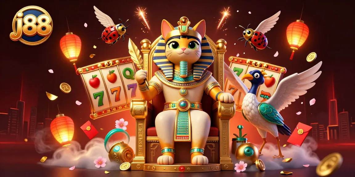 Experience thrilling j88 slot spins with dynamic golden reels and an enchanting Egyptian theme.