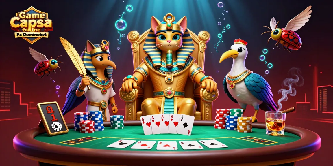 Play Game Capsa Susun Online Pc Dominobet with engaging visuals, showcasing strategies and action.
